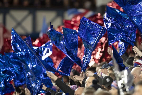 Rangers vs FC Porto: Excited Rangers Fans Celebrate 2-0 Lead at Ibrox Stadium, Europa League