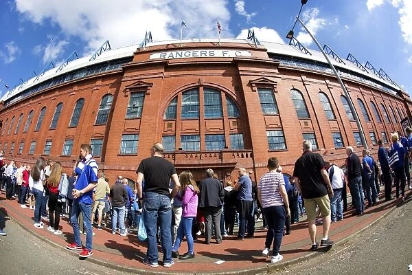 Rangers vs Hamilton Academical: Eager Fans Pack Ibrox Stadium
