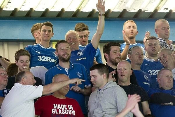 Rangers vs Heart of Midlothian: Electric Atmosphere - Scottish Premiership - A Sea of Passionate Fans at Ibrox Stadium