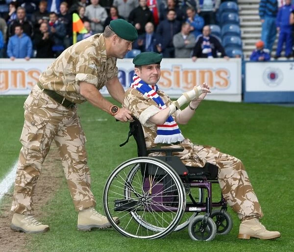 Rangers vs. Heart of Midlothian: Honor and Pride - The Royal Marines Half-Time Tribute (2-0)