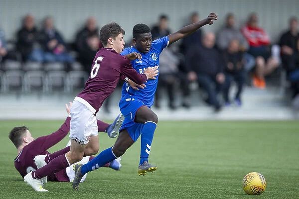 Rangers vs Hearts: Joao Balde Face-Off at Oriam Academy - Scottish Cup Champions Clash (2003)