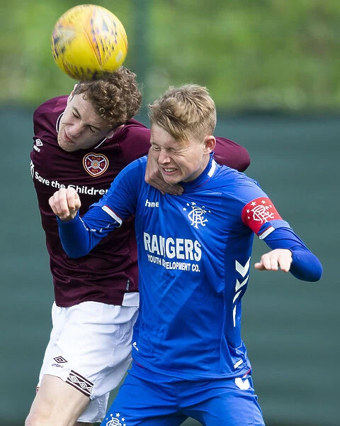 Rangers vs Hearts: Oriam Clash - Kyle McLelland in Action for Rangers U18s at the Oriam, Edinburgh