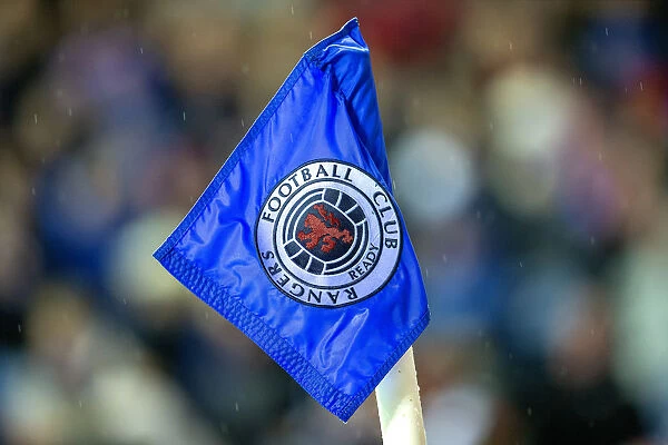 Rangers vs Kilmarnock: Corner Flag at Ibrox Stadium - Ladbrokes Premiership (Scottish Cup Champions 2003)