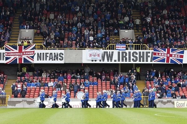 Rangers vs. Linfield at Windsor Park: Pre-Match Flute Band Performance (2-0)