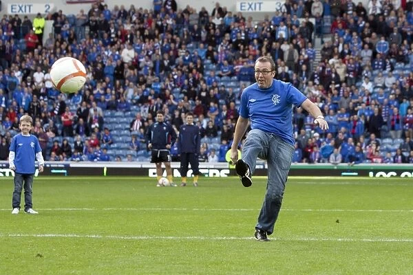 Rangers vs Montrose at Ibrox Stadium: Thrilling Half Time Crossbar Challenge as Rangers Lead 4-1 in the Irn-Bru Cup