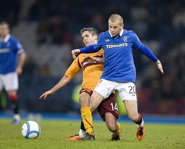 Rangers vs Motherwell: Weiss Fouled by Lasley in Scottish Cup Semi-Final at Hampden Park (2-1)
