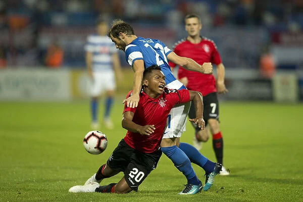 Rangers vs NK Osijek: Controversial Foul Between Alfredo Morelos and Mile Skoric in Europa League Qualifier