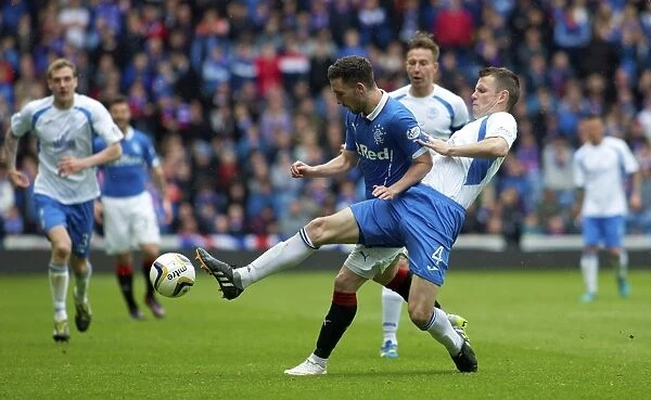 Rangers vs Queen of the South: A Fierce Clash - Nicky Clark vs Andrew Dowie in the Scottish Premiership Play-Off Quarterfinals at Ibrox Stadium
