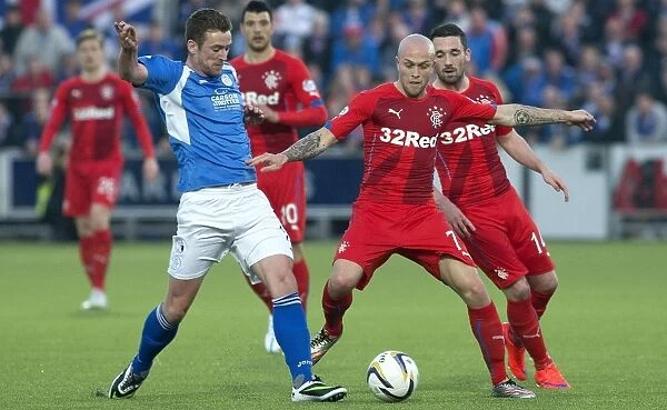 Rangers vs Queen of the South: Intense Showdown between Nicky Law and Chris Higgins in the Scottish Championship (2003)