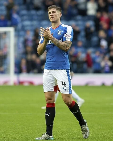 Rangers vs Queen of the South: Rob Kiernan at Ibrox Stadium - Scottish Cup Championship Match (2003) - Rangers Player in Action