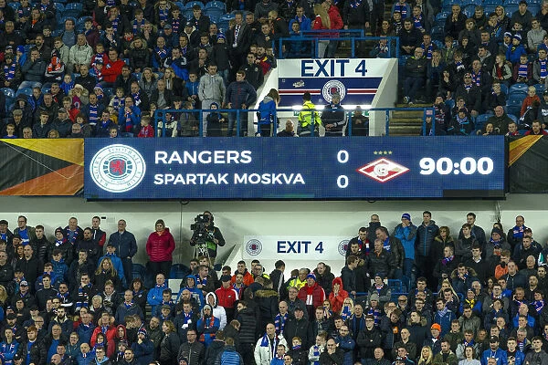 Rangers vs Spartak Moscow: Europa League - Group G - Ibrox Stadium: Full-Time Score
