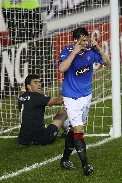 Rangers vs. Sporting Lisbon: Lee McCulloch's Shocking Reaction to Collision with Rui Patricio in UEFA Cup Quarterfinal at Ibrox (0-0)