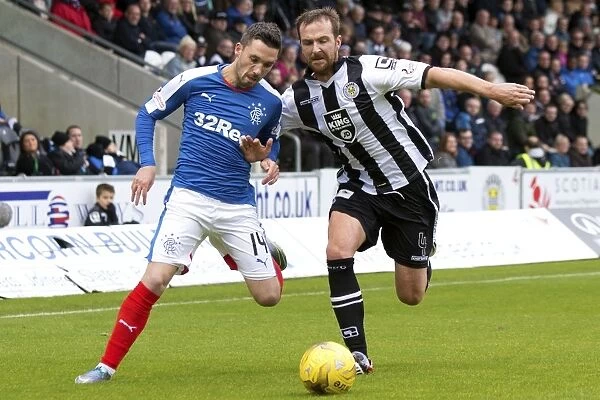 Rangers vs St Mirren: Clash of Nicky Clark and Andy Webster in Ladbrokes Championship at New St Mirren Park