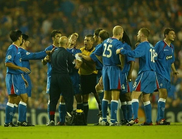 Rangers vs Stuttgart: Fernando Ricksen's Injury Marrs 2-1 Win on September 16, 2003