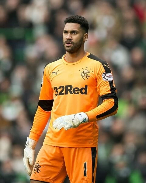 Rangers Wes Foderingham in Action at Celtic Park: Scottish Cup Showdown (2003)