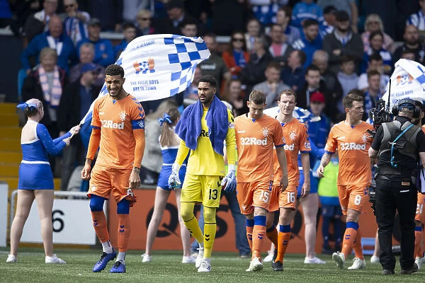 Rangers Wes Foderingham Guards the Goal at Rugby Park during Kilmarnock Clash in Scottish Premiership