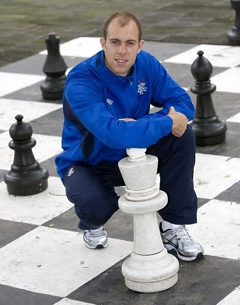 Rangers Whittaker Amidst Chess Set: A Unique Moment at Sydney Festival of Football 2010