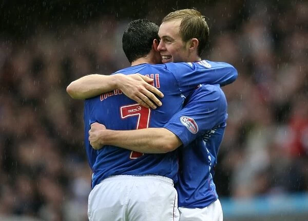 Rangers Whittaker and Weir: Jubilant Moment as Rangers Thrash St. Mirren 4-0 in Clydesdale Premier League Soccer