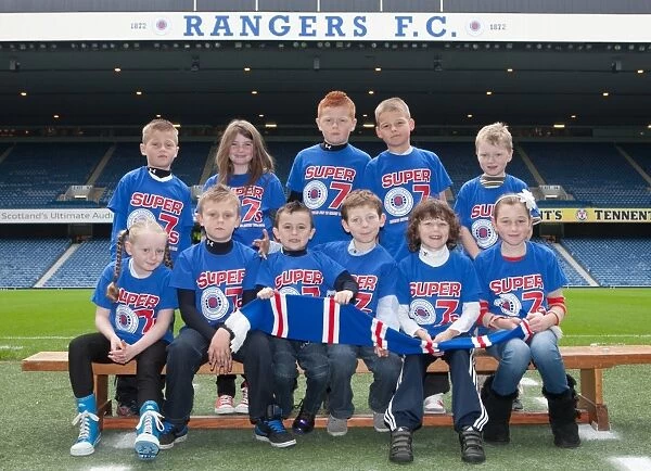 Rangers Youngsters Gather before Clydesdale Bank Scottish Premier League Match against St Mirren