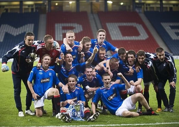 Rangers Youth Team Celebrating SFA Cup Final Victory over Celtic at Hampden Park (2008)