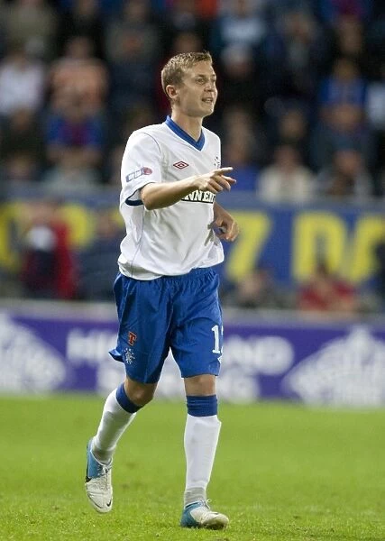 Robbie Crawford Scores the Game-Winning Goal for Rangers against Falkirk in Ramsden Cup Second Round