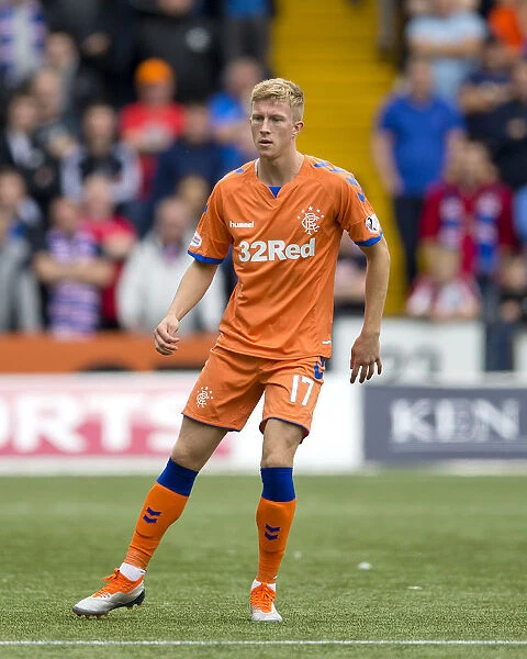 Ross McCrorie in Action: Rangers vs. Kilmarnock - The Betfred Cup Clash at Rugby Park