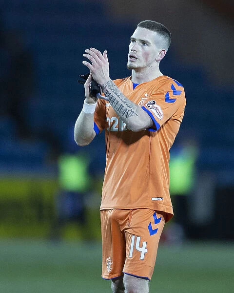 Ryan Kent's Triumphant Salute: Rangers Celebrate Scottish Cup Victory at Rugby Park