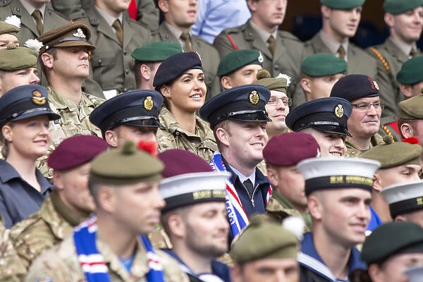 Salute to Heroes: Armed Forces Honored with Rangers Directors and 2003 Scottish Cup Champions