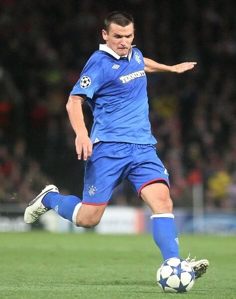 A Scoreless Battle: Lee McCulloch's Determined Performance in the UEFA Champions League Group Stage at Old Trafford (Manchester United vs Rangers)