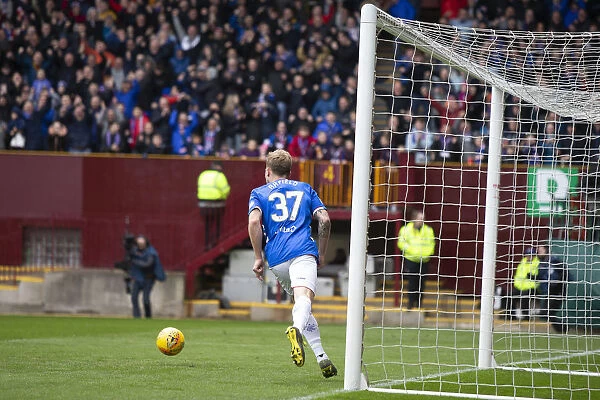 Scott Arfield Scores First Goal for Rangers: Motherwell vs Rangers, 2023 - Scottish Premiership: Rangers Scottish Cup Triumph Continues