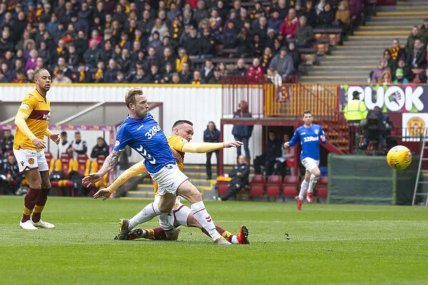 Scott Arfield Scores: Motherwell vs Rangers, Scottish Premiership at Fir Park