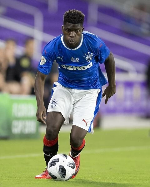 Scottish Cup Champion Rangers Serge Atakayi in Action at the 2003 Florida Cup Against Clube Atletico Mineiro