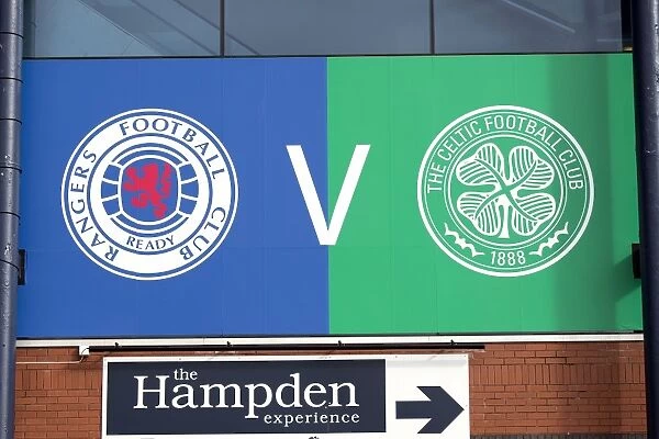 Scottish Cup Semi-Final at Hampden Park: Rangers vs Celtic - William Hill Signage