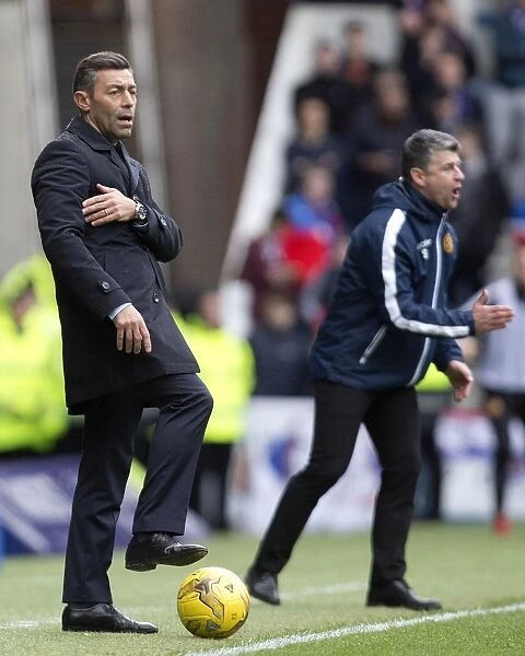 Scottish Cup-Winning Manager Pedro Caixinha at the Helm of Rangers at Ibrox Stadium