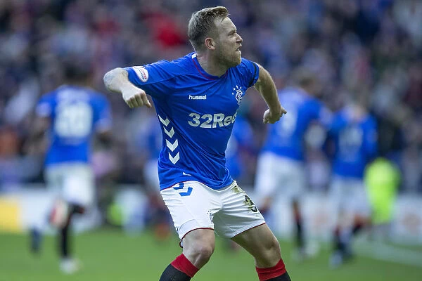 Scottish Premiership: Rangers vs Celtic at Ibrox - Scott Arfield Celebrates Ryan Jack's Goal (Scottish Cup Winning Moment)