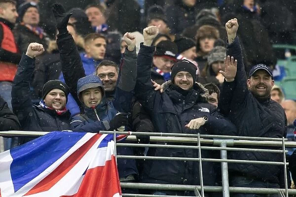 Scottish Pride Unleashed: Rangers Fans Triumphant Reunion at Red Bull Arena - Celebrating the 2003 Scottish Cup Victory