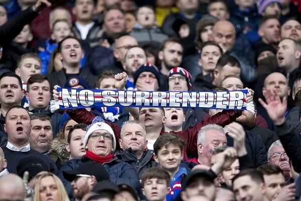 Sea of Blue and White: Rangers Fans Unstoppable Dominance at Celtic Park