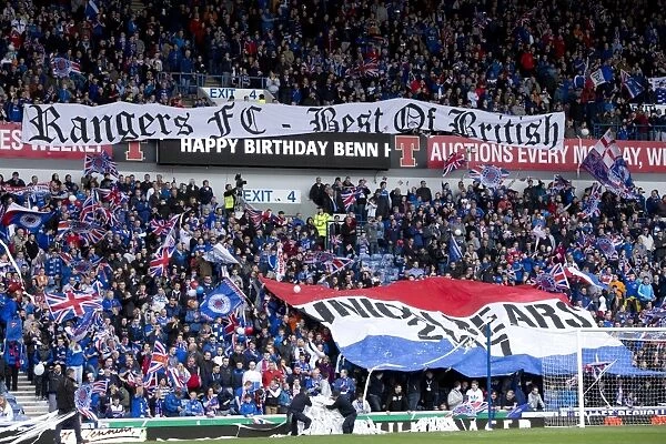 A Sea of Rangers Supporters: 1-0 Victory over Berwick Rangers in the Irn-Bru Scottish Third Division