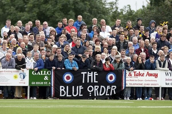 A Sea of Rangers Supporters: Annan Athletic vs Rangers (0-0) - Galabank Stadium