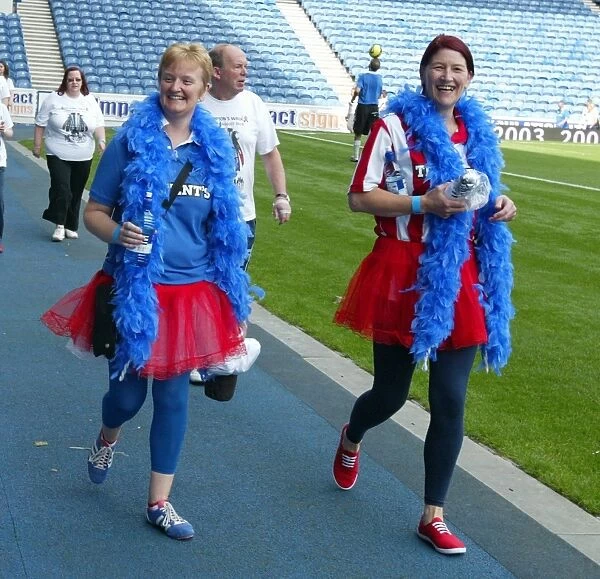 Sea of Rangers Supporters: Unified for Charity - Champions Walk 2010