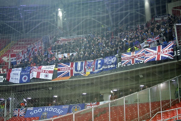 A Sea of Scottish Pride: Rangers Fans Unite at Otkritie Arena
