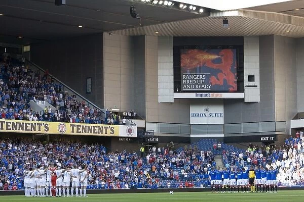 Silent Tribute at Ibrox: Rangers vs Malmo FF - UEFA Champions League (1-0 to Malmo)