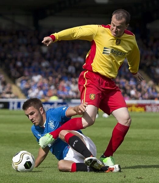 Soccer - Albion Rovers v Rangers - Ramsdens Cup Round One - Almondvale Stadium