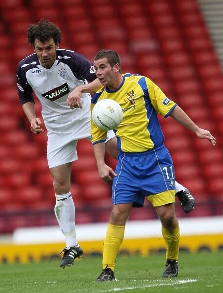Soccer -Scottish Cup 2007  /  2008 - Semi Final- St Johnstone v Rangers- Hampden Park