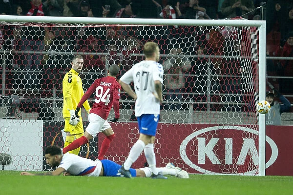 Spartak Moscow's Hanni Scores the Game-Winning Goal: Rangers vs. Spartak, Europa League, Group G, Otkritie Arena