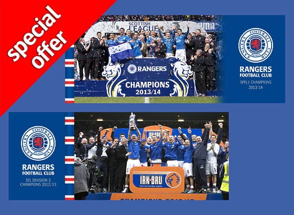SPFL 1 and SFL3 Champions Canvas