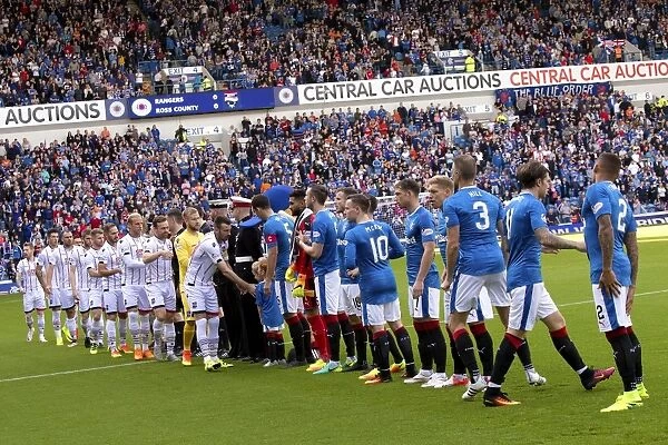 Sportsman's Handshake at Ibrox: Rangers and Ross County in Premiership Action