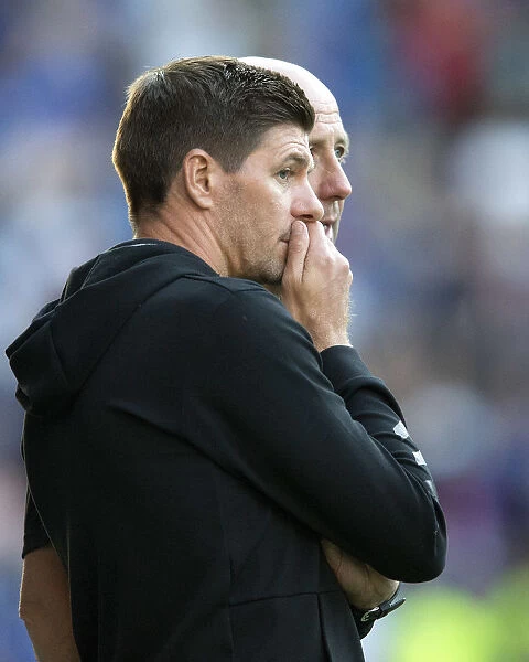 Steven Gerrard and Gary McAllister: Rangers New Leadership Duo at Ibrox Stadium during Pre-Season Friendly vs Bury