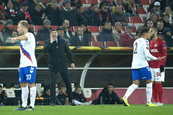 Steven Gerrard Leads Rangers in Europa League Clash against Spartak Moscow at Otkritie Arena