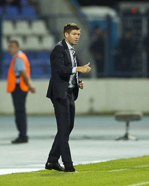 Steven Gerrard: Rangers Manager's Emotional Reaction During UEFA Europa League Qualifier vs NK Osijek (Scottish Cup Winner 2003)